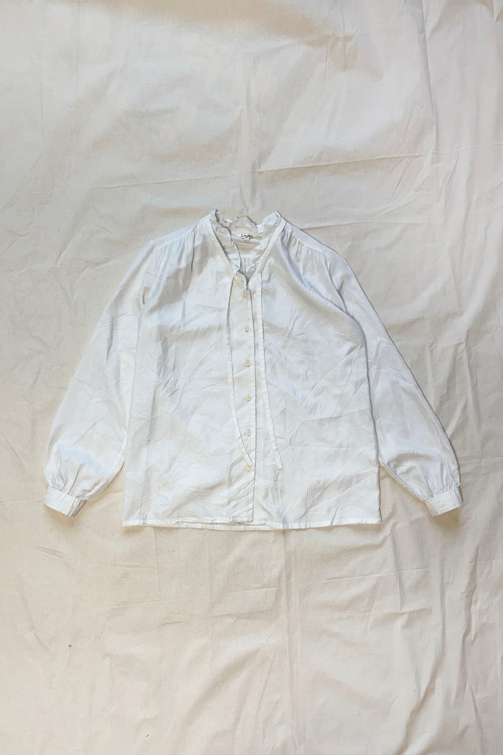 Ruffle Collar Long Sleeve Shirt  상품이미지6