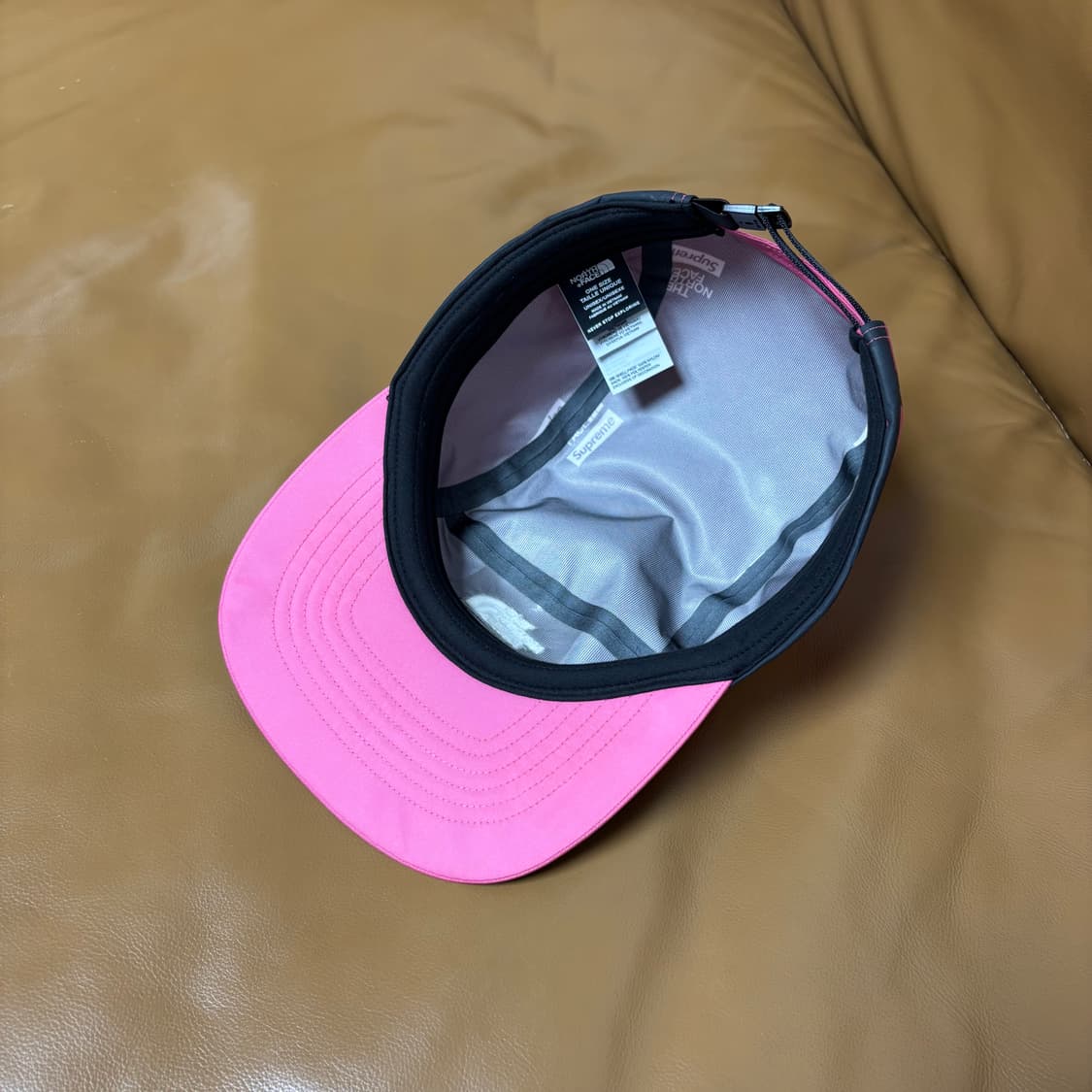 Supreme 슈프림x노스페이스 써밋 핑크 캠프캡 모자 (Pink) 상품이미지6
