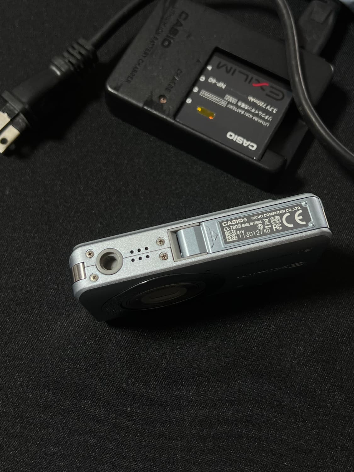 카리나,선미 채영 디카 카시오 엑슬림 ex-z80 스카이 블루 작례o 상품이미지8