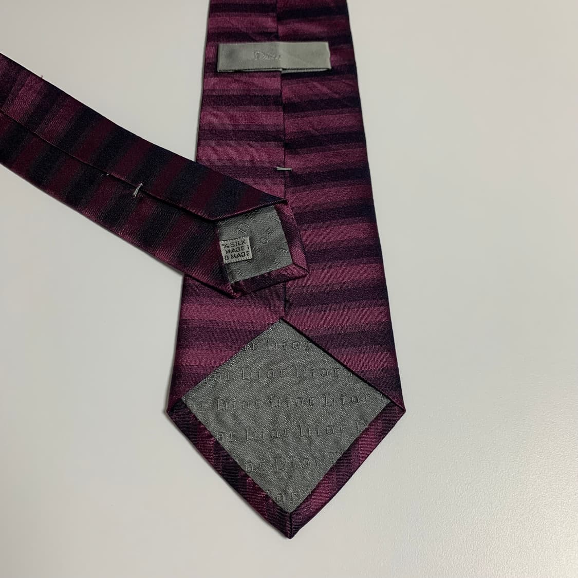 디올 옴므 신형 명품넥타이 스트라이프 100실크 8.5cm 상품이미지6