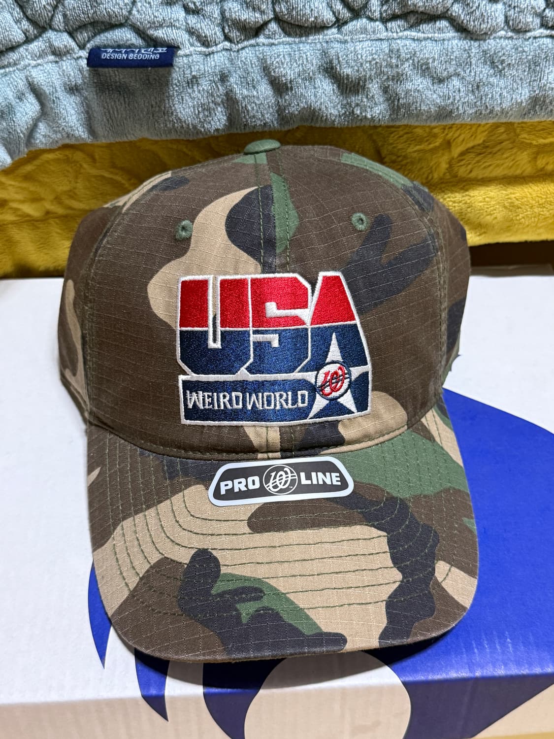 위얼드월드 드림팀 카모 볼캡 상품이미지2