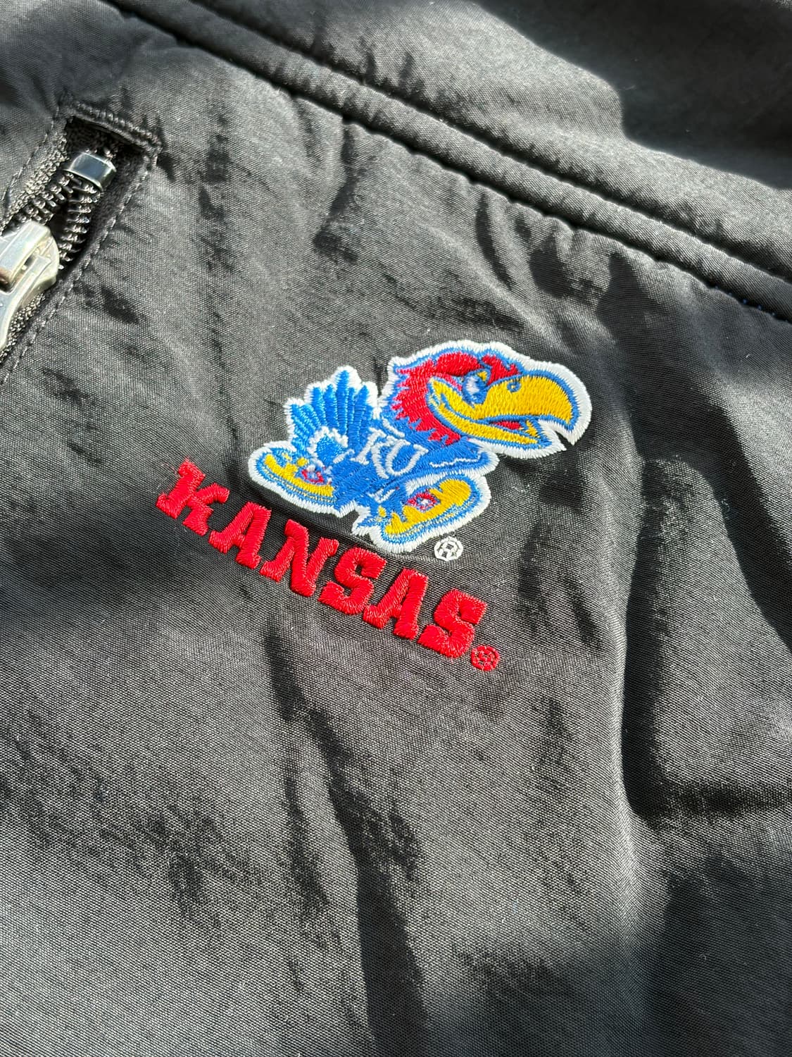 콜롬비아 캔자스 제이호크스 신칠라 플리스 자켓 S (100) 상품이미지5