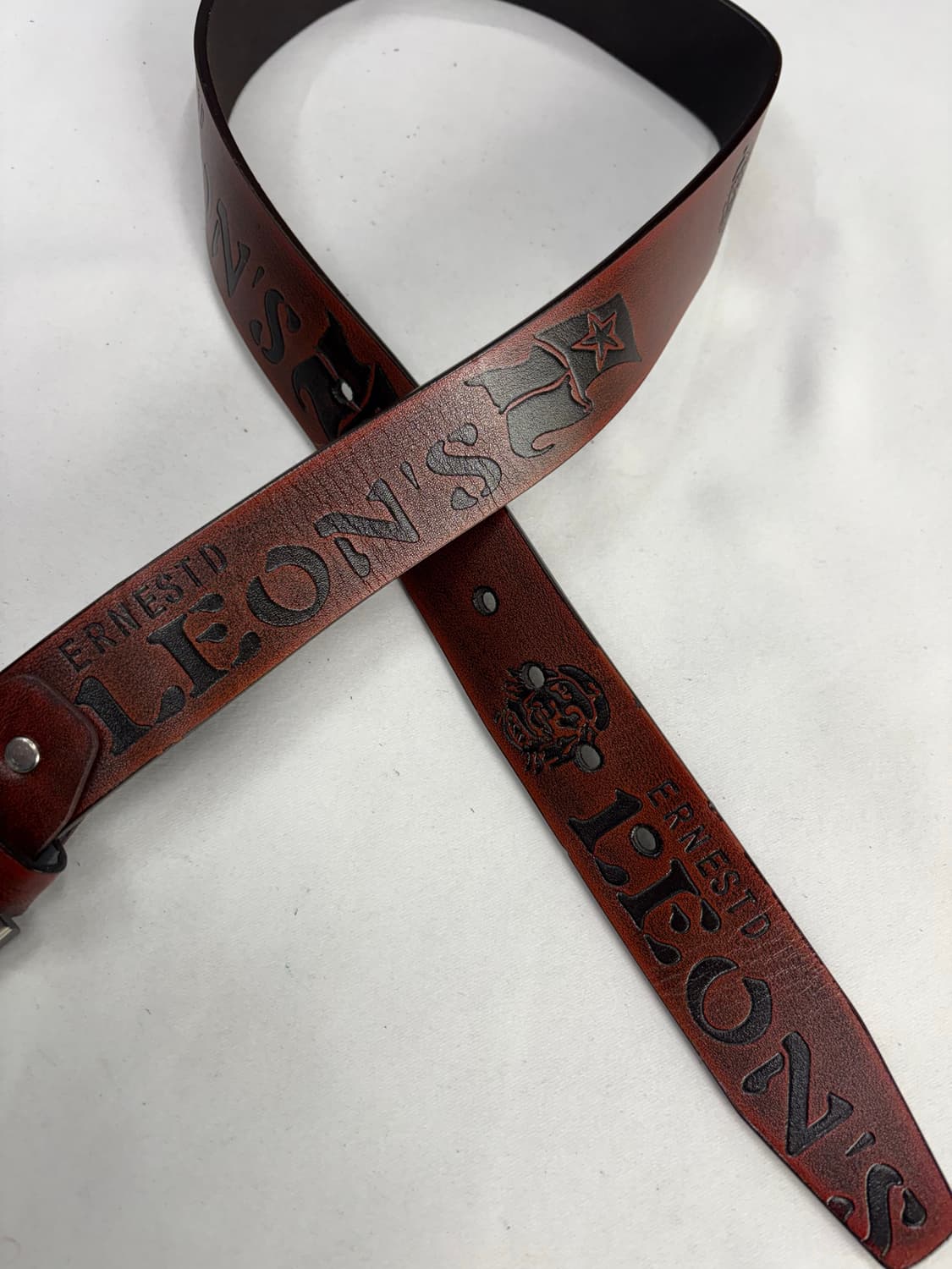 빈티지 체게바라 웨스턴 레더 벨트 상품이미지2