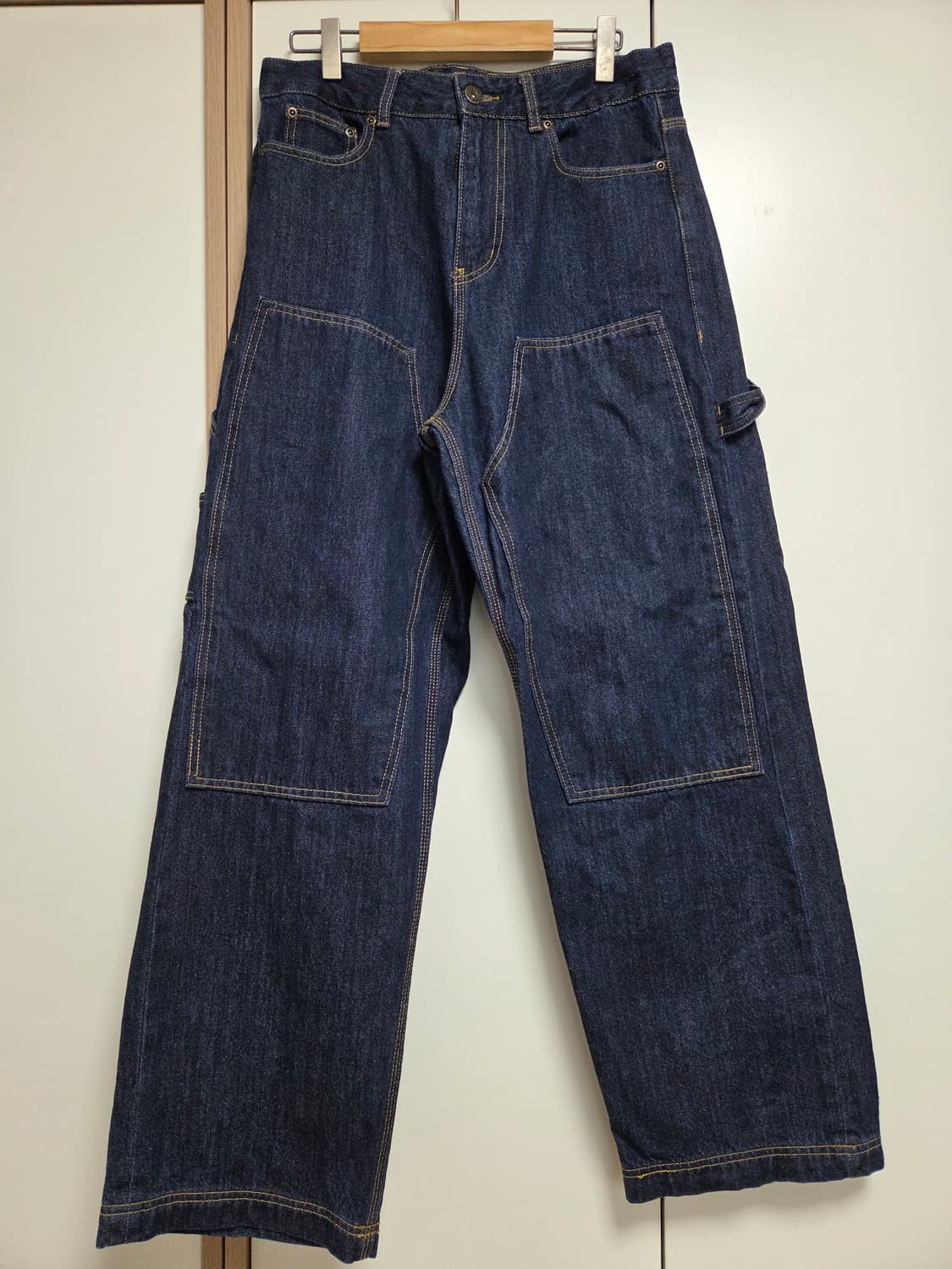 더블니 카펜터 데님 팬츠 Indigo Blue 상품이미지1