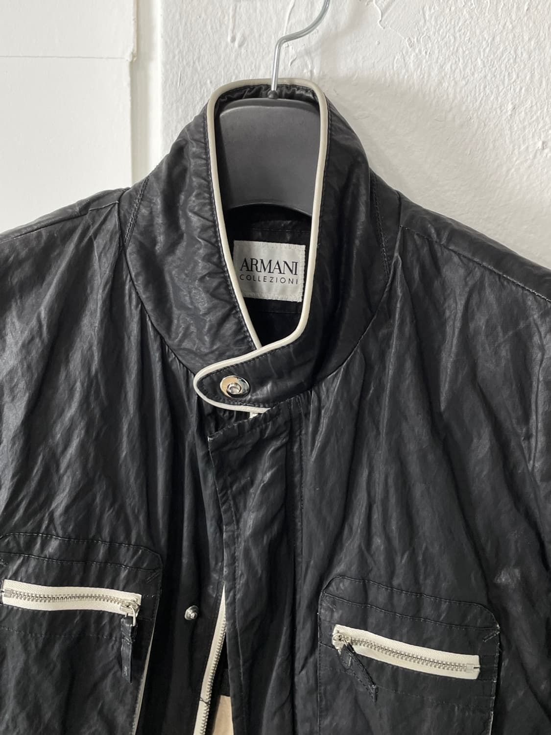 아르마니 꼴레지오니 코티드 코튼 자켓 상품이미지5