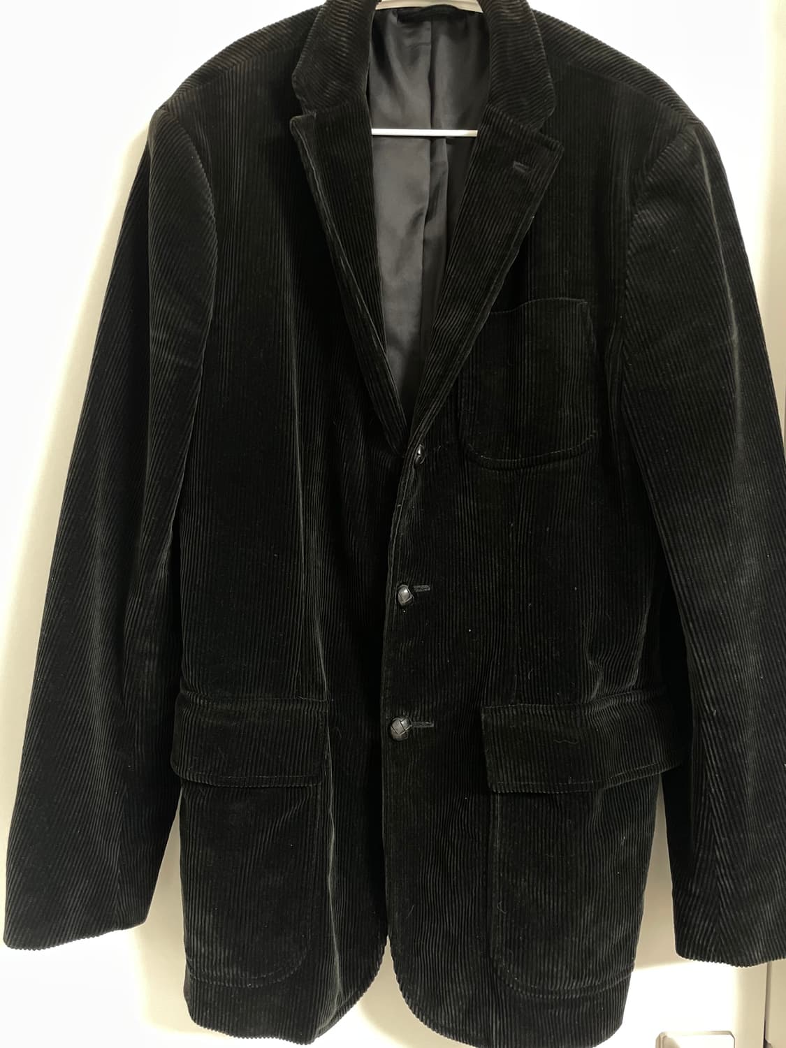 폴로 코듀로이 팔꿈치 가죽패치 자켓 상품이미지1