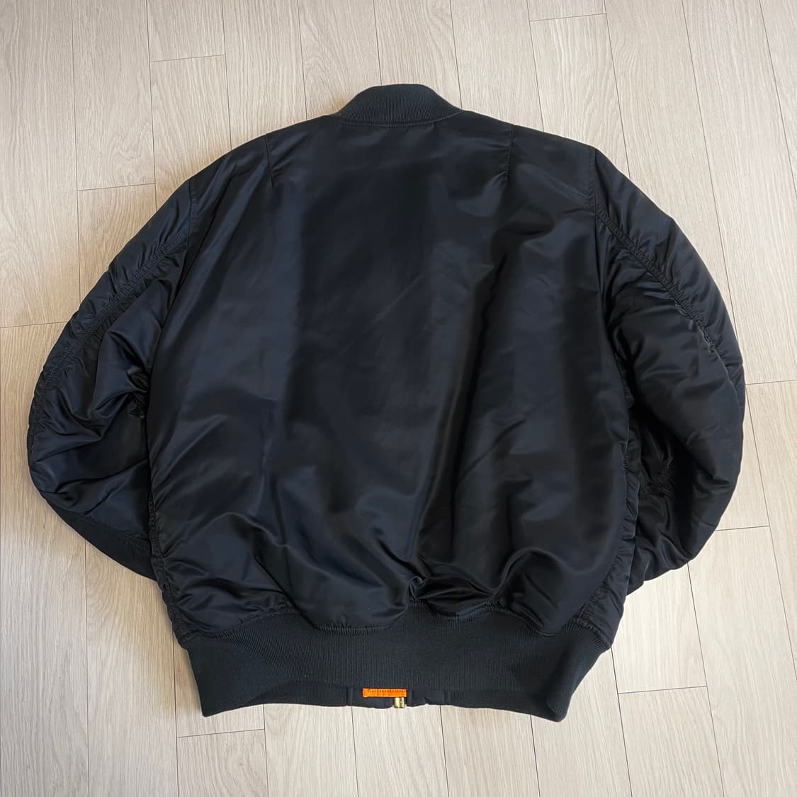 (급처/1회 실착) 알파인더스트리 ma-1 블랙 슬림핏 L사이즈 상품이미지2