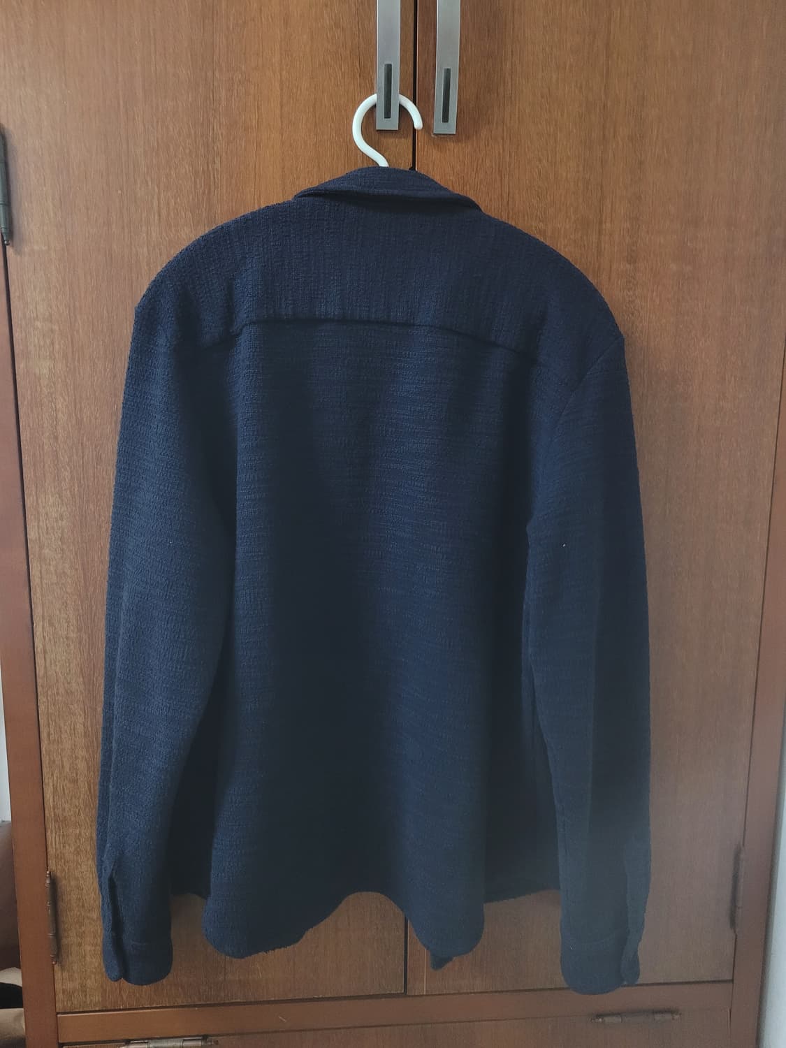 H&M 네이비 부클 셔츠 자켓 상품이미지2