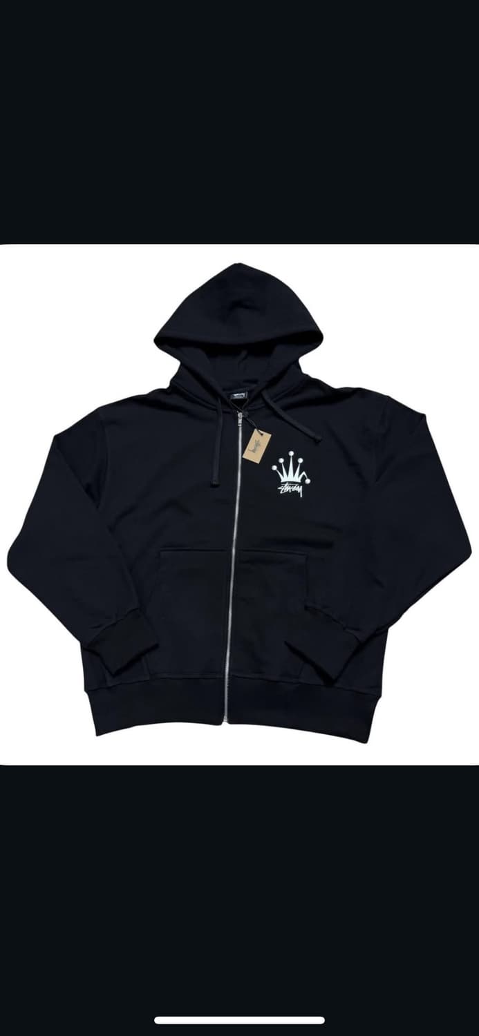 스투시 크라운 후드집업 상품이미지1