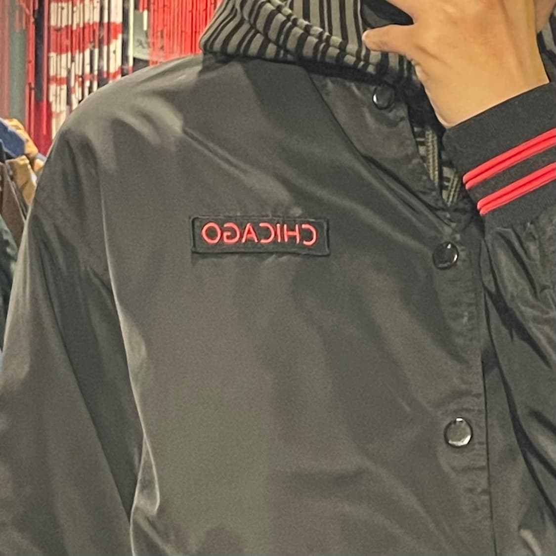 [IM] NBA 시카고 블랙 코치자켓 상품이미지5