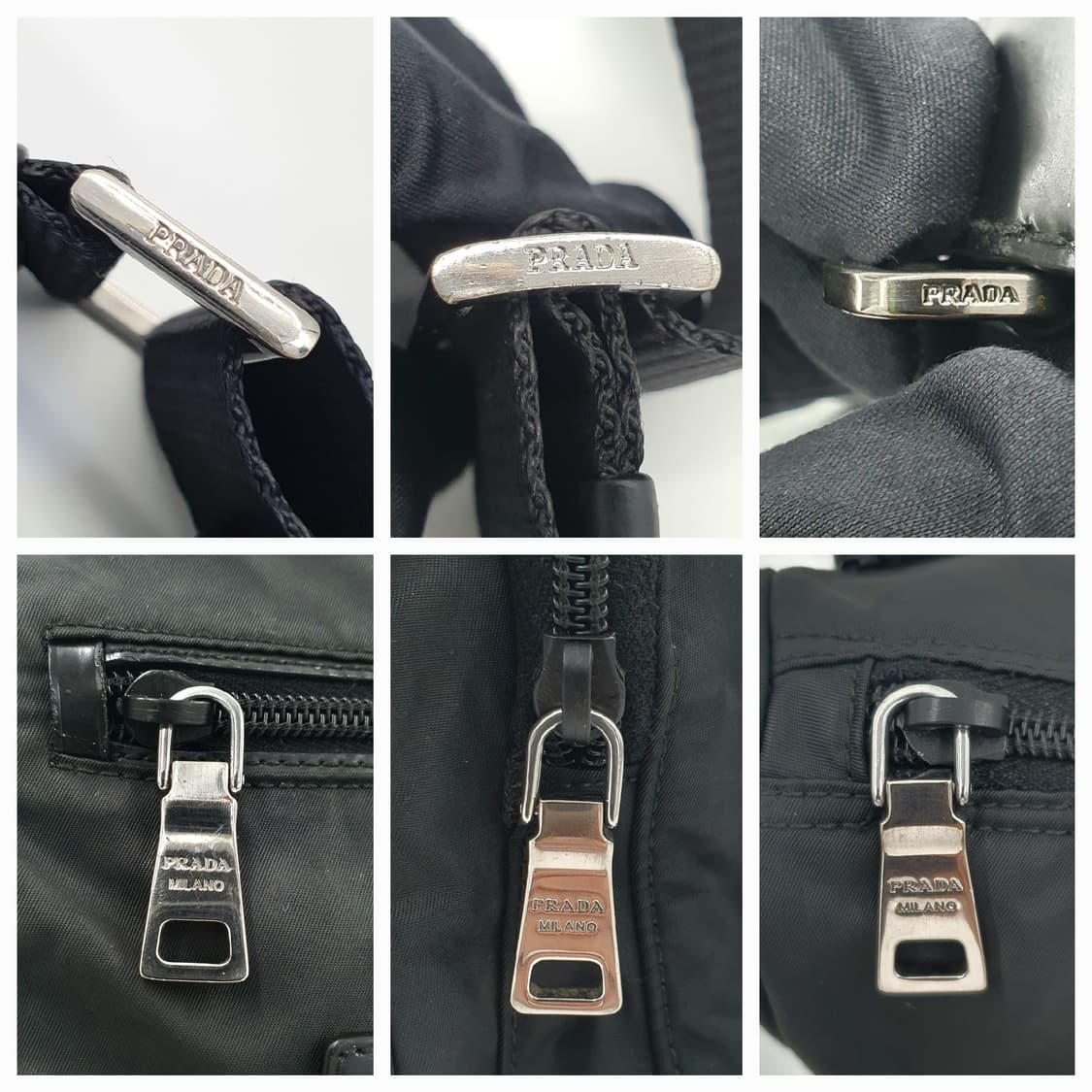프라다 리나일론 투버클 블랙 메신저백 크로스백 숄더백 상품이미지6