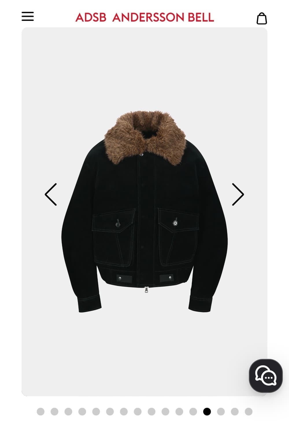 앤더슨벨 미쿠스 벨벳 봄버자켓 S사이즈 새상품 상품이미지8