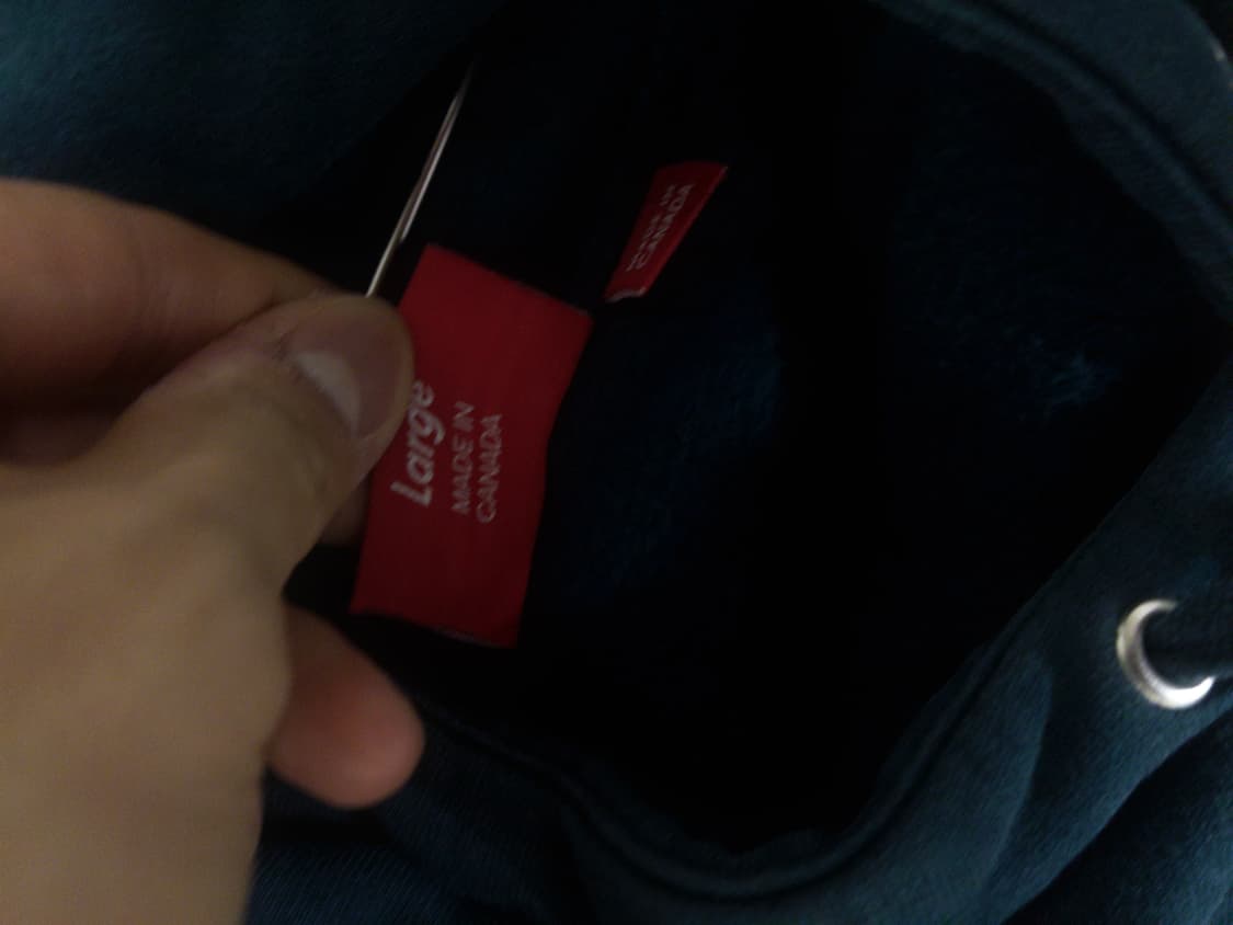 슈프림 s로고 후드 L 상품이미지4