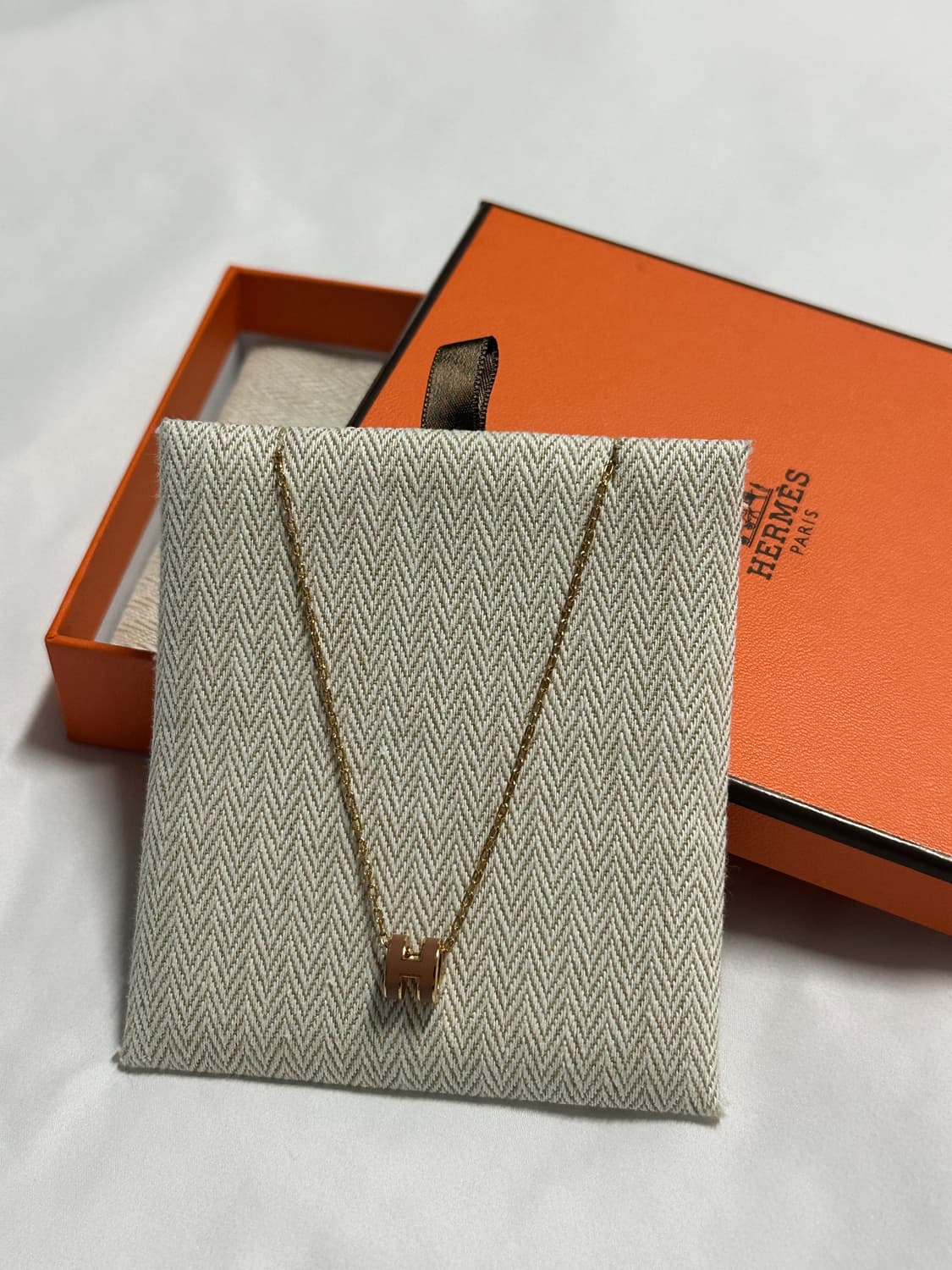 에르메스 미니팝아슈 뉴골드 목걸이 상품이미지1