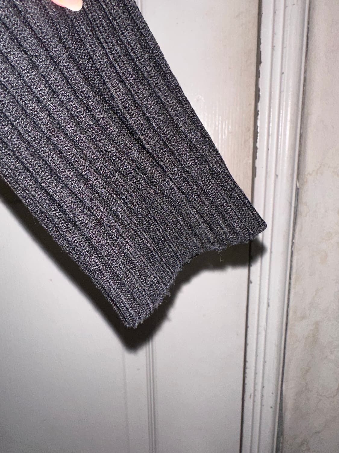 버버리 엘보패치 투웨이 니트집업 상품이미지4