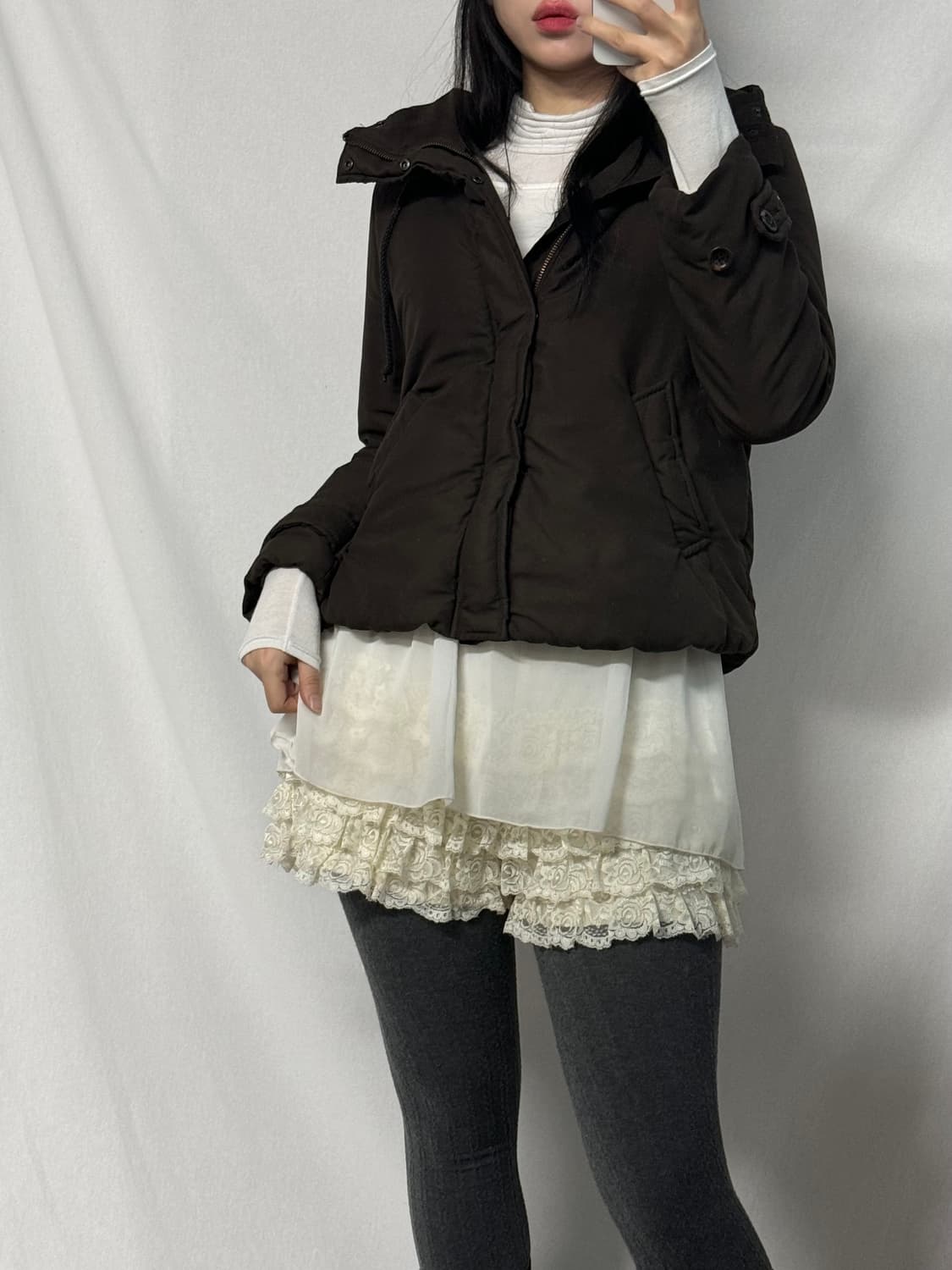 히든 후디드 푸퍼 자켓 상품이미지10