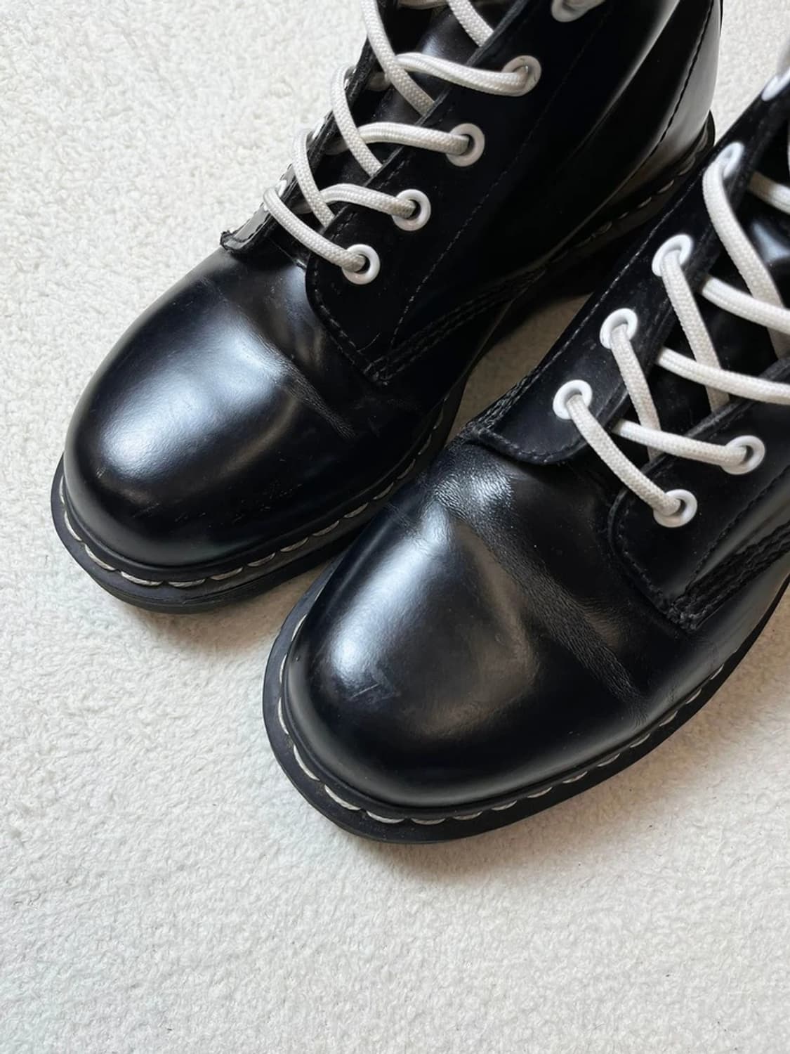 닥터마틴 939 화이트 스트랩 미들 워커 A1840 상품이미지4