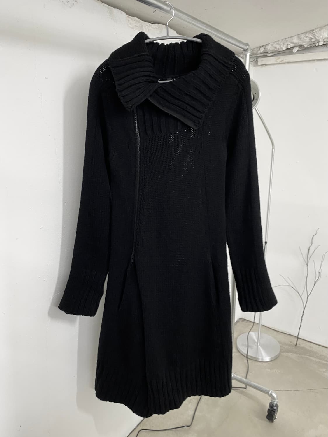 마사히코 마루야마 비대칭 롱 코트 상품이미지3