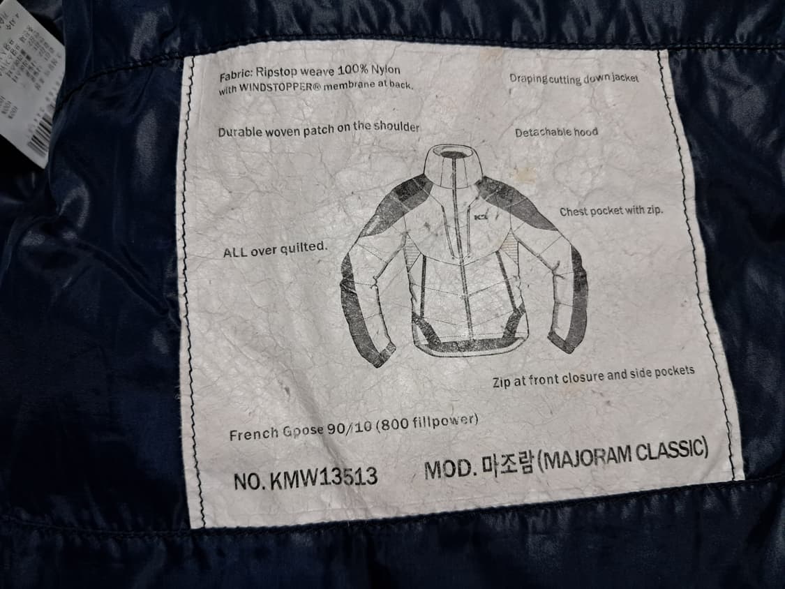 K2 아웃도어 패딩 남성105  상품이미지8