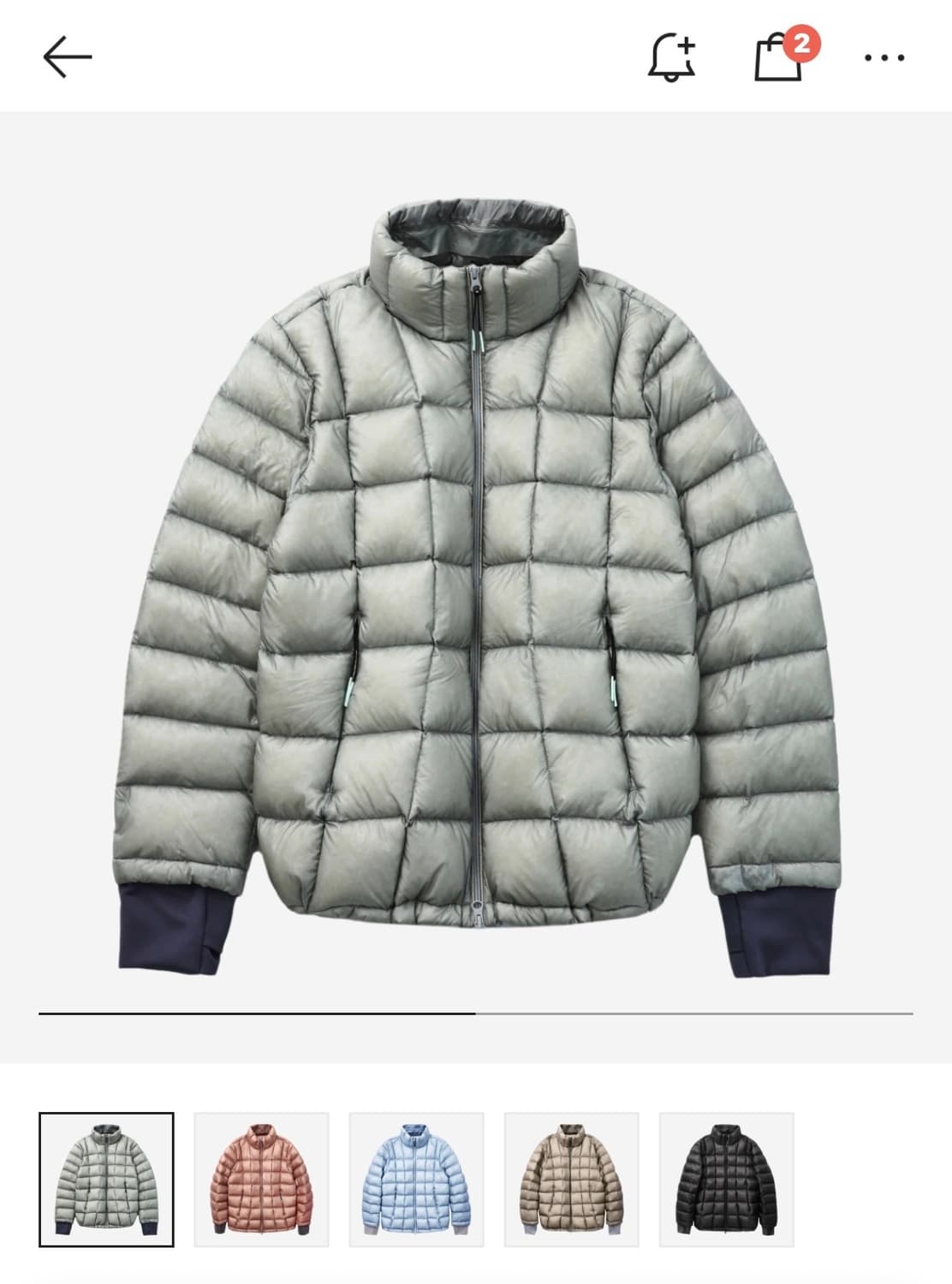 999휴머니티 경량패딩 1사이즈 삽니다! 상품이미지1