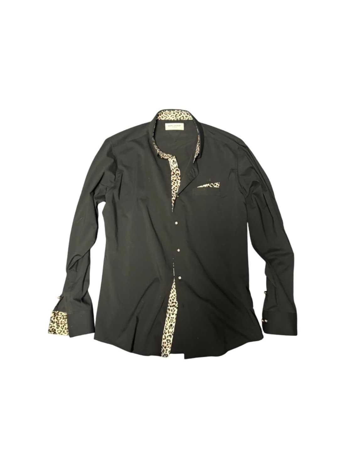 Vintage Leopard Black Shirt 상품이미지1