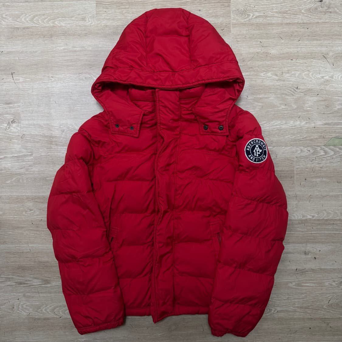 아베크롬비 와펜로고 덕다운 패딩 상품이미지1