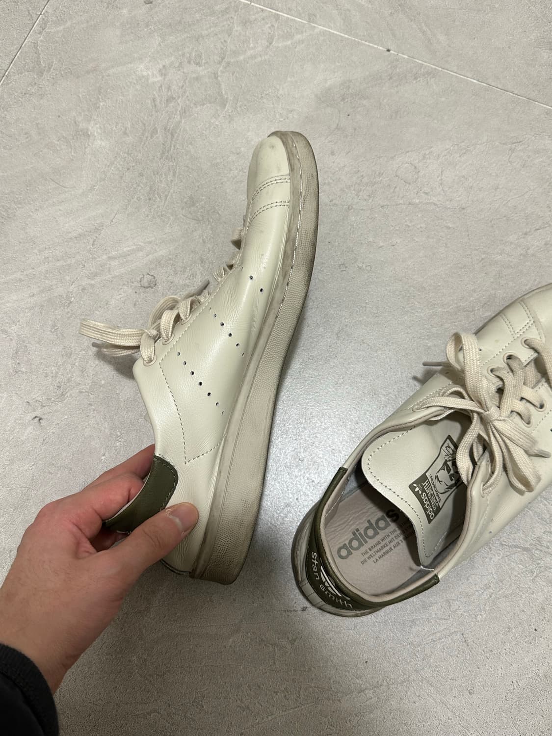 아디다스 스탠스미스 데콘 올리브 265 상품이미지3