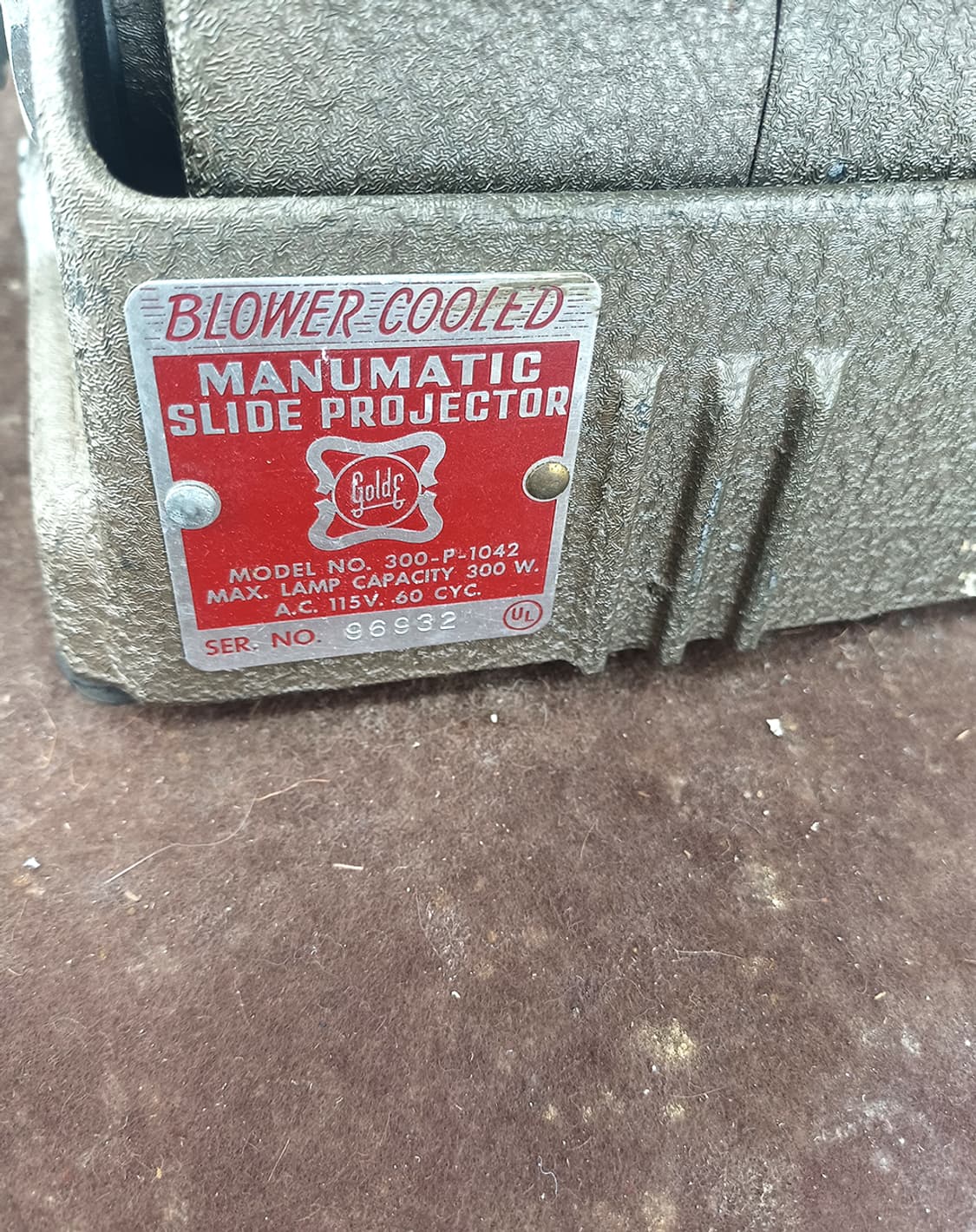 미국 빈티지 슬라이드 프로젝터 인테리어 소품 램프 영화 영사기 상품이미지7