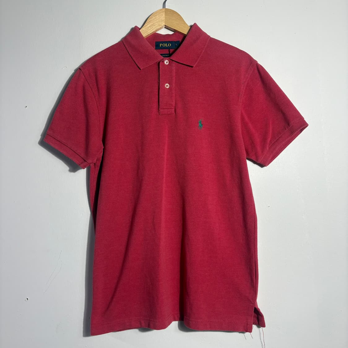 폴로랄프로렌 레드 반팔 카라티 (무료배송) 상품이미지1