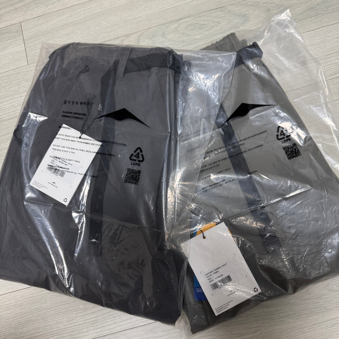 고요웨어 코듀라 기모 팬츠 L 카키/브라운그레이 상품이미지1