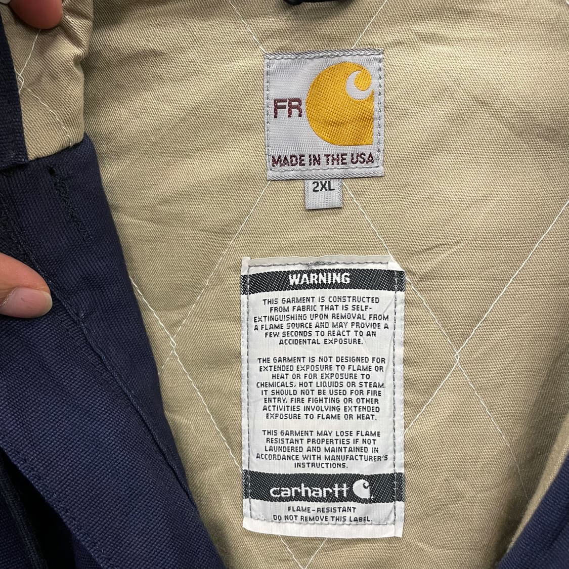칼하트 Flame-Resistant 액티브 후드 자켓 워크 자켓 상품이미지8