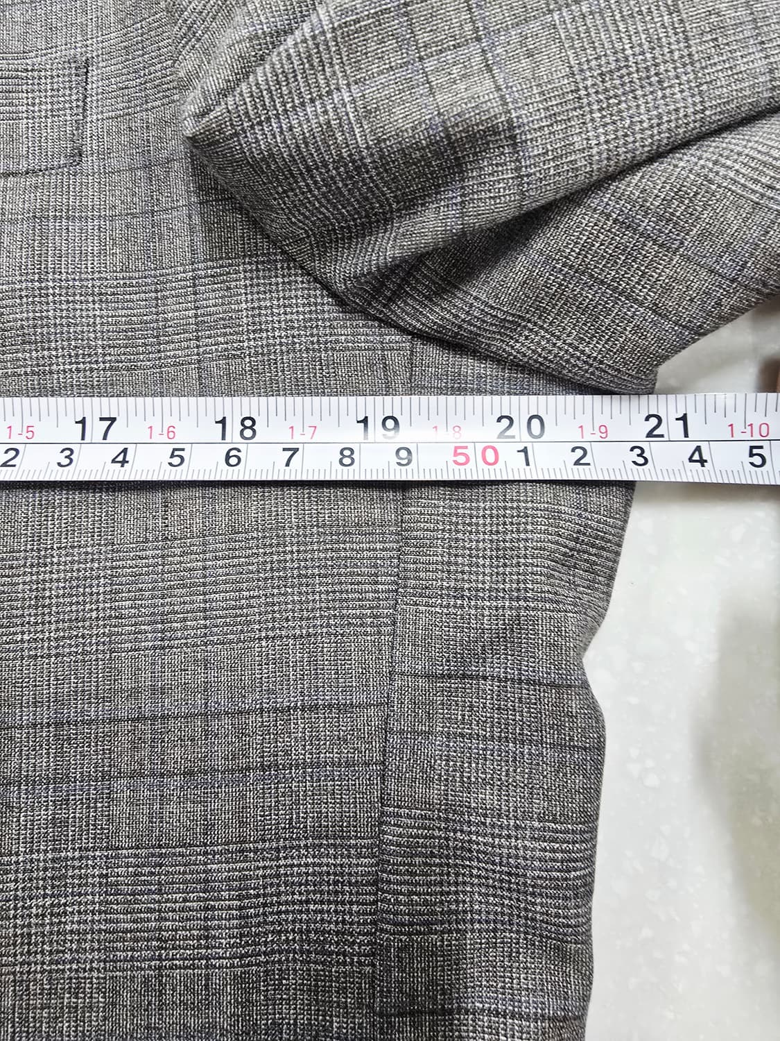 커스텀멜로우 체크 패턴 남성 자켓 상품이미지8