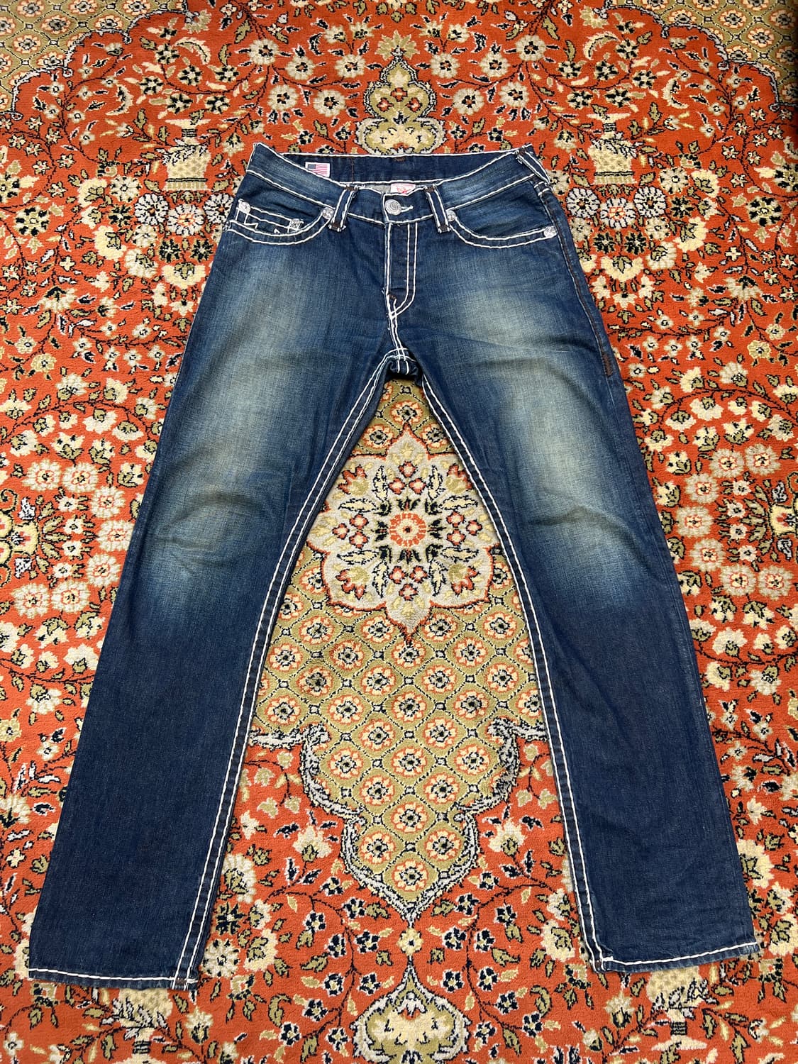 [32] 트루릴리전 제노 슈퍼 T 데님 팬츠 상품이미지2