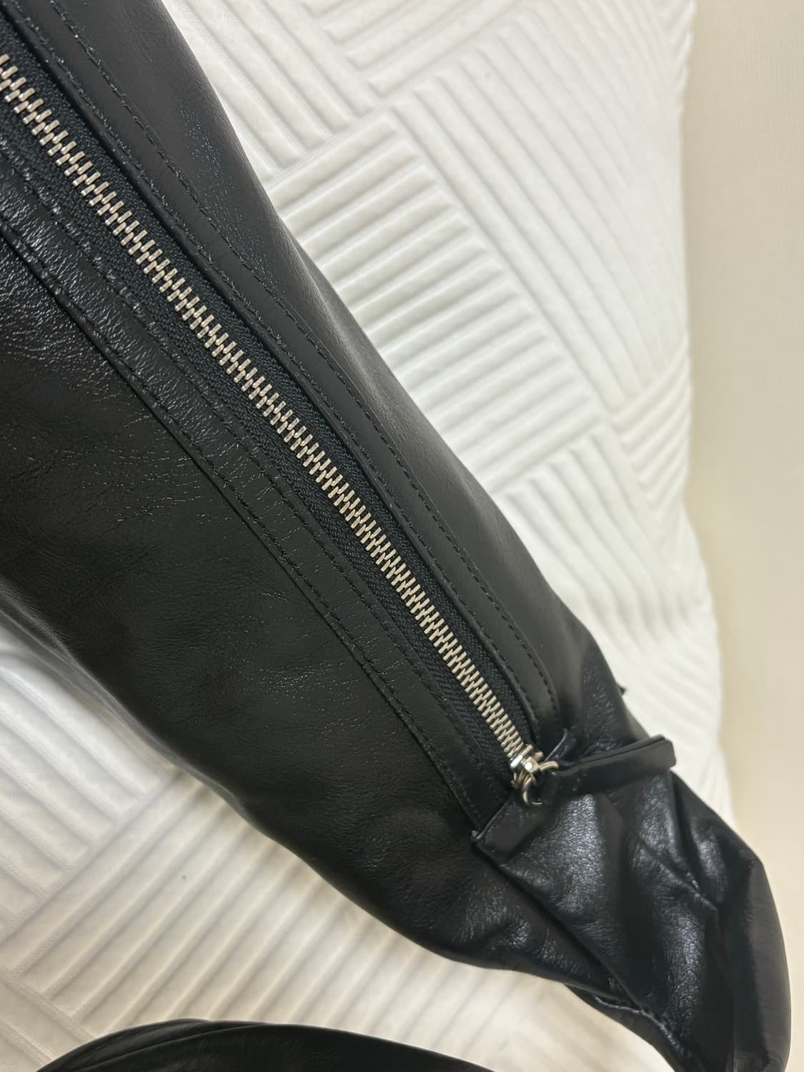 마뛰뷔 Manoux 마누백 블랙 숄더백 M 풀구성 상품이미지7