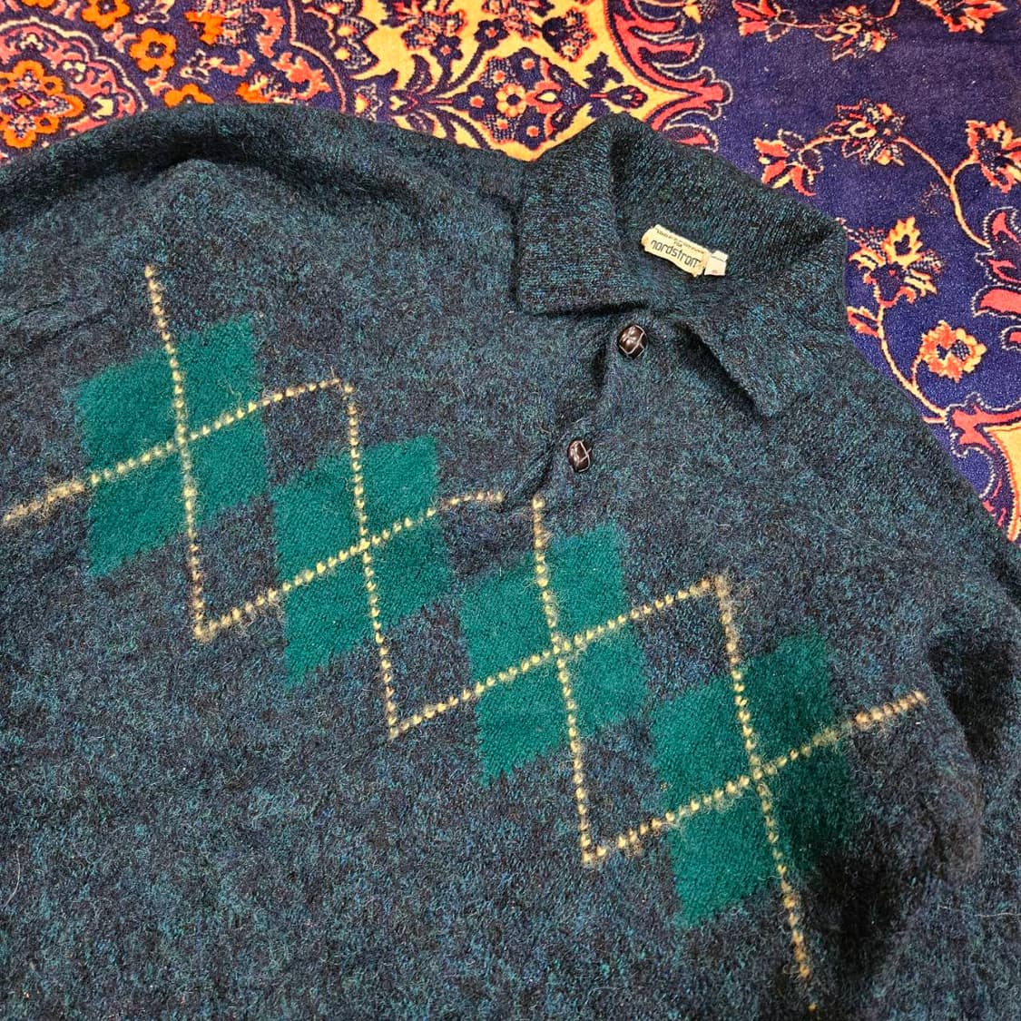 Nordstrom 빈티지 울 아가일
카라넥 니트
Ssize 상품이미지1