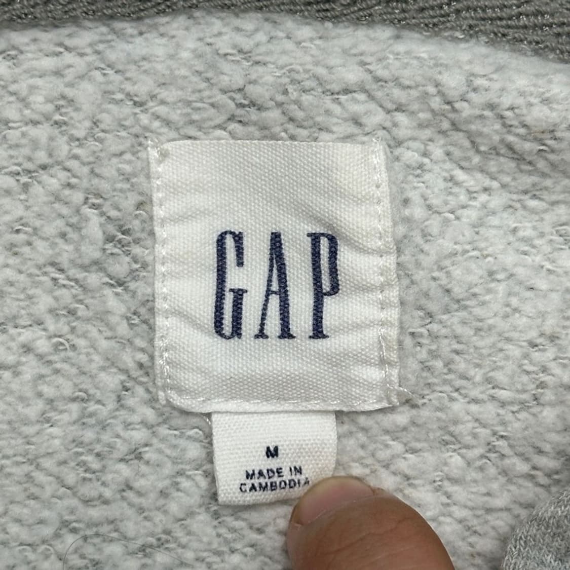 GAP 기모 프린팅 후디 M 상품이미지6