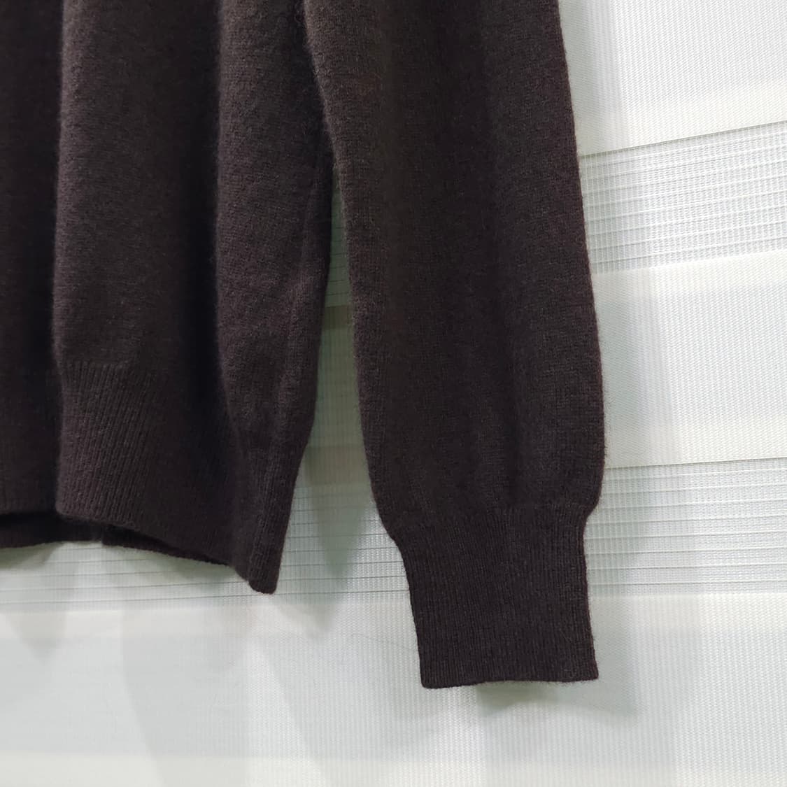 미사용품 Takashimaya 캐시미어100 터틀넥 니트- 우먼LL 상품이미지5
