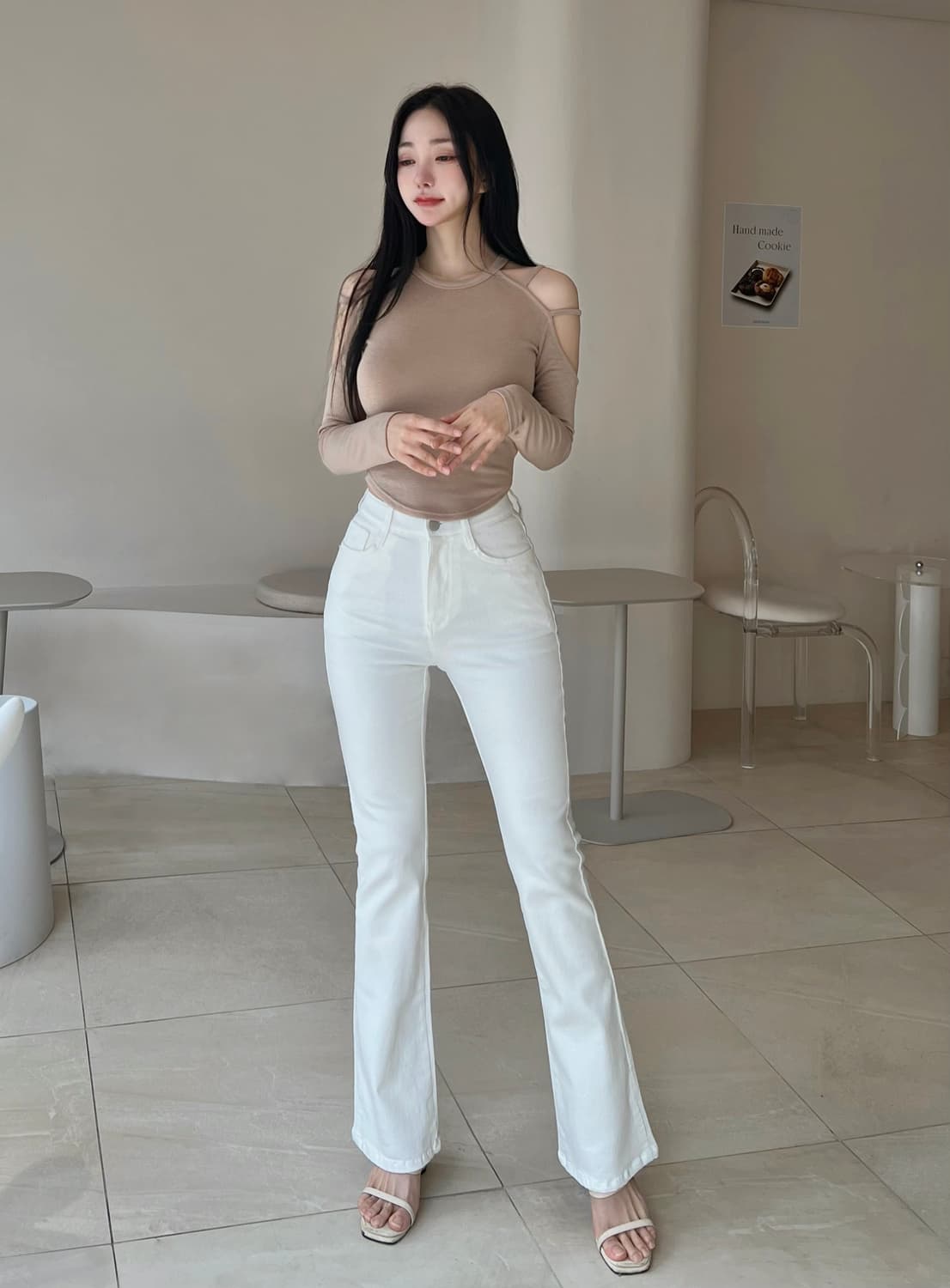 (쿨거시 반택포) 카인다미 부츠컷 팬츠 상품이미지2