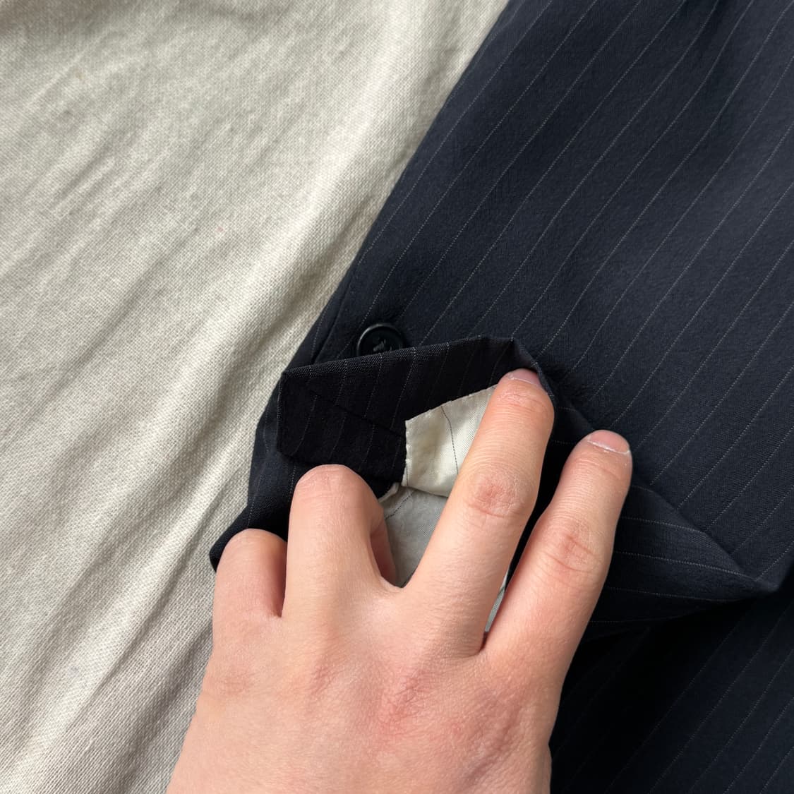 돌체앤가바나 이태리 스트라이프 수트 셋업 50 상품이미지3