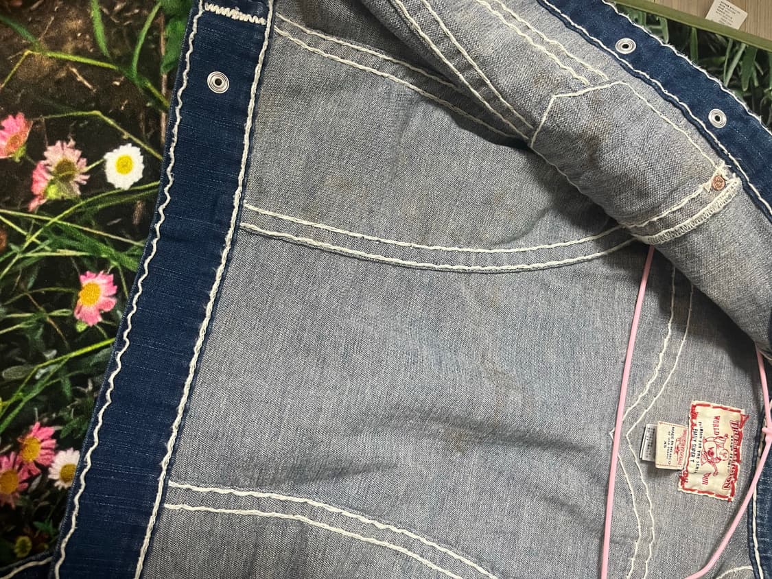 [True Religion] 트루릴리전 청자켓 xs 상품이미지5