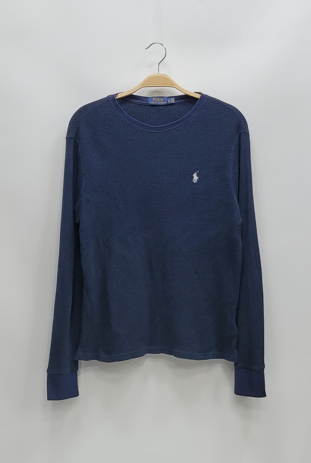 POLO 폴로 랄프로렌 화이트 포니 니트 티셔츠  / 남 XL 네이비
 상품이미지1