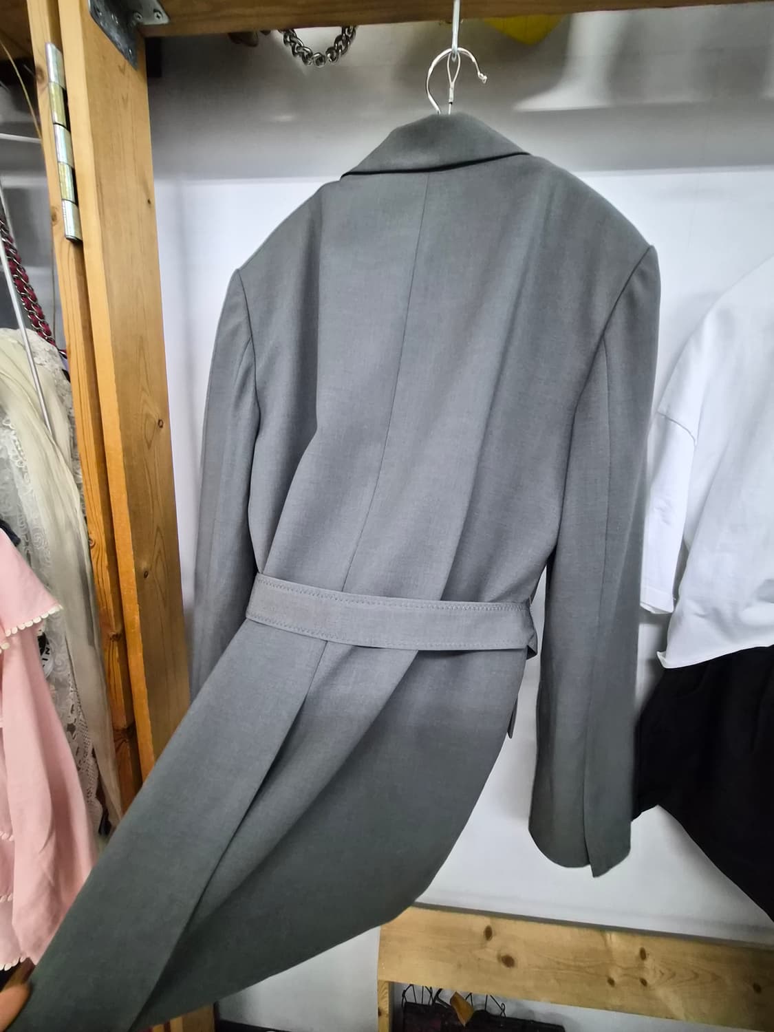 쉬즈미스 스판 벨티드 자켓 상품이미지7