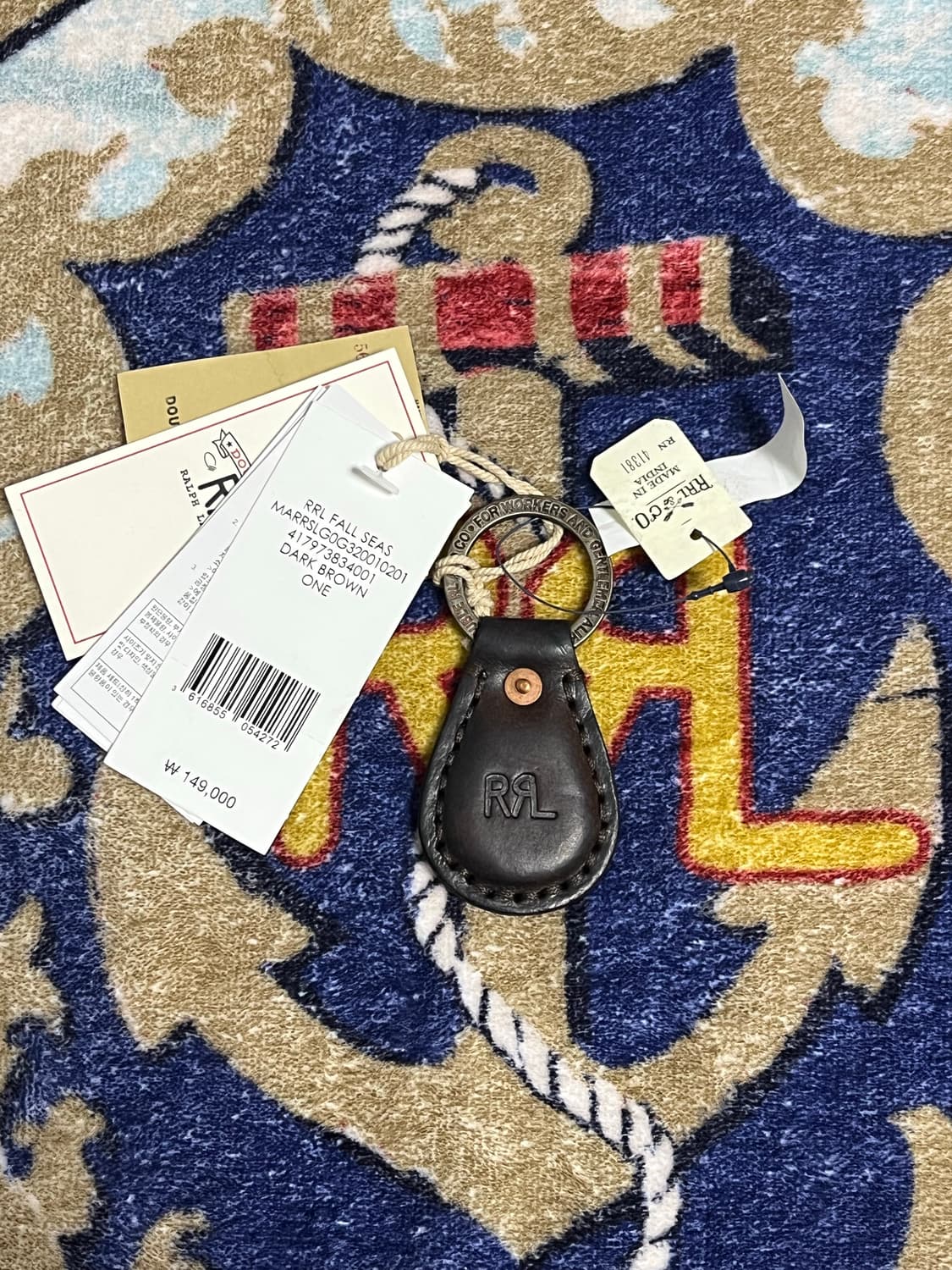 RRL 레더 키 포브 더블알엘 키링  상품이미지1