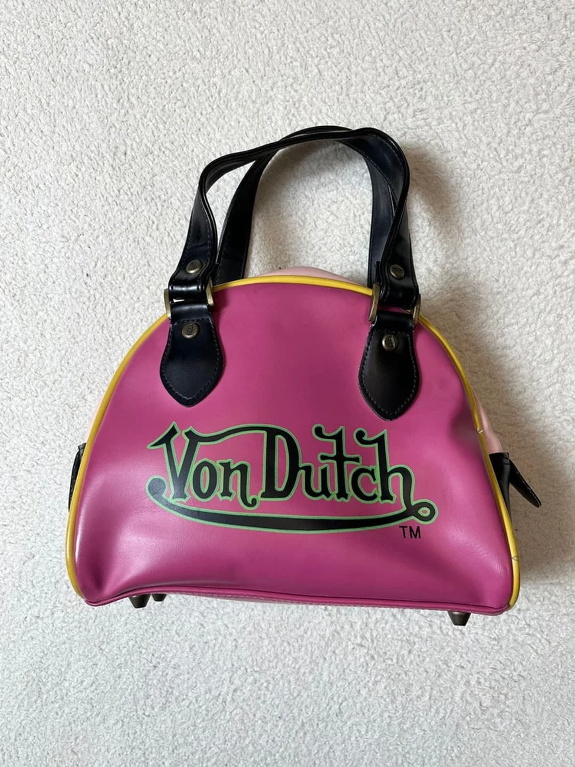 본더치 00's Y2K 핑크 미니 보스턴백 A1863 상품이미지10