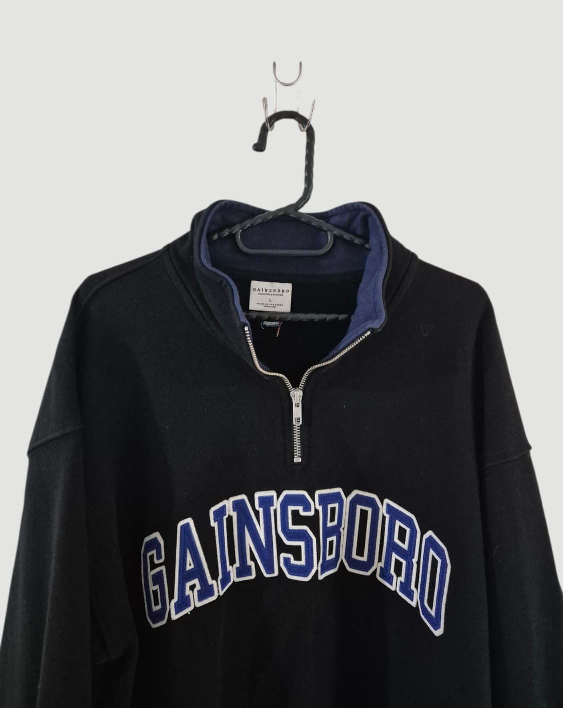 [L]게인스보로 반집업 맨투맨 상품이미지2