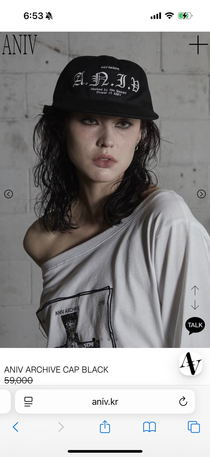 어니브 아카이브 캡 블랙 상품이미지2