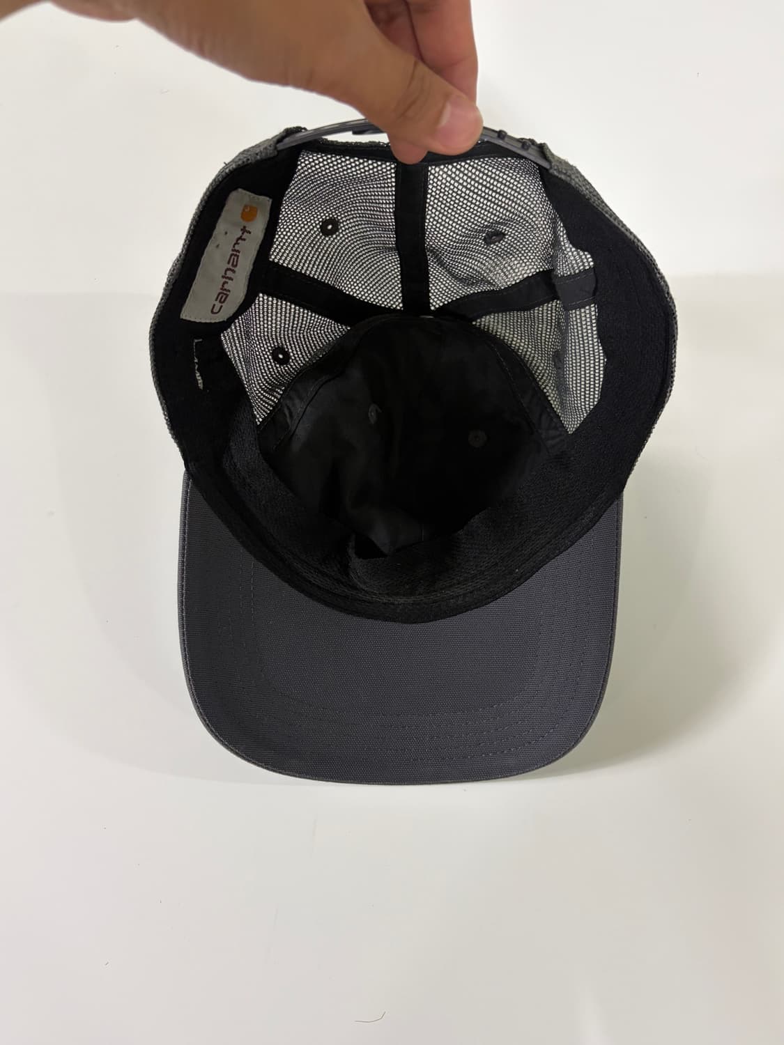 칼하트(Carhartt) 빈티지 챠콜 메쉬 트러커캡 상품이미지7