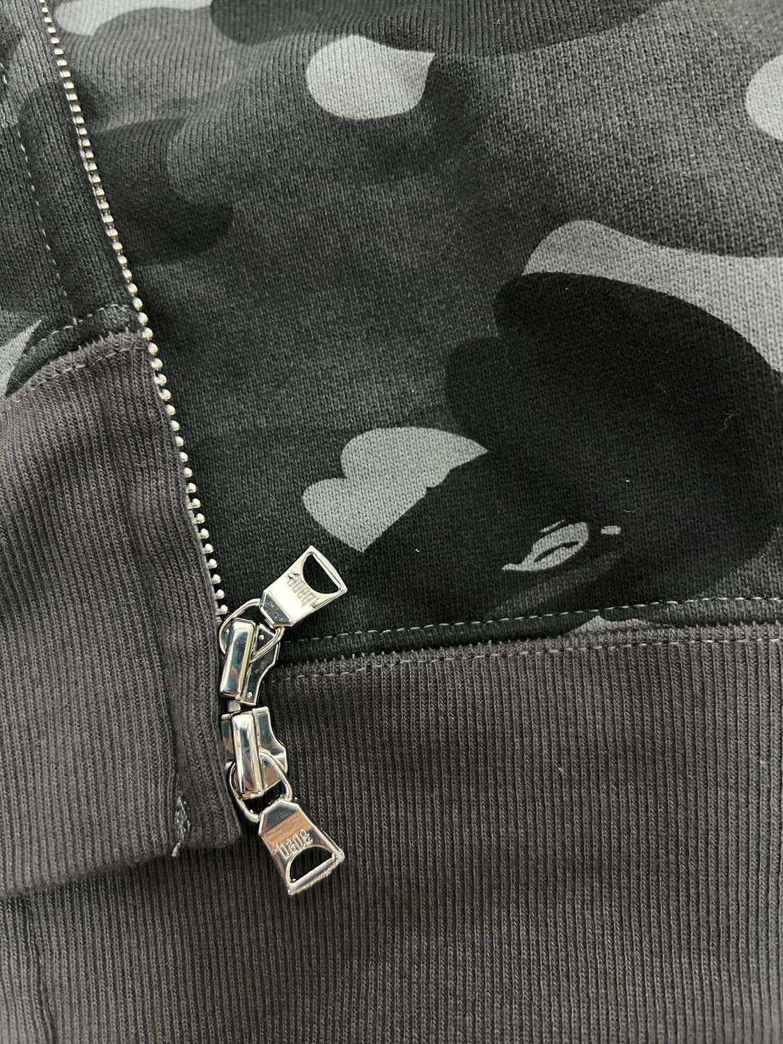 베이프 후드집업 / 그레이 L 상품이미지6