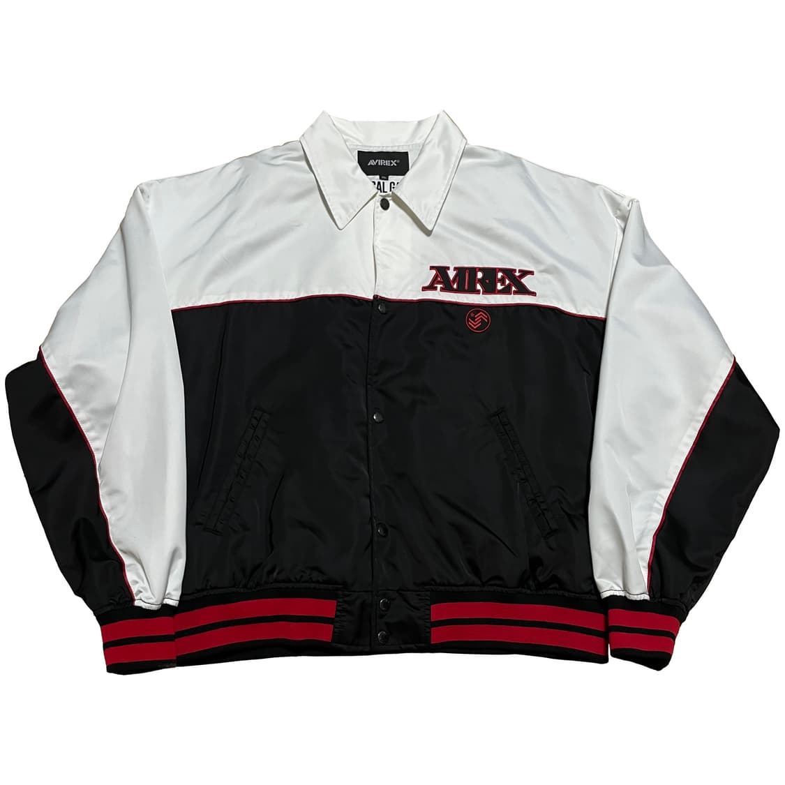 [2XL] 아비렉스 x SWAY 바시티 투톤 블루종 자켓 상품이미지2