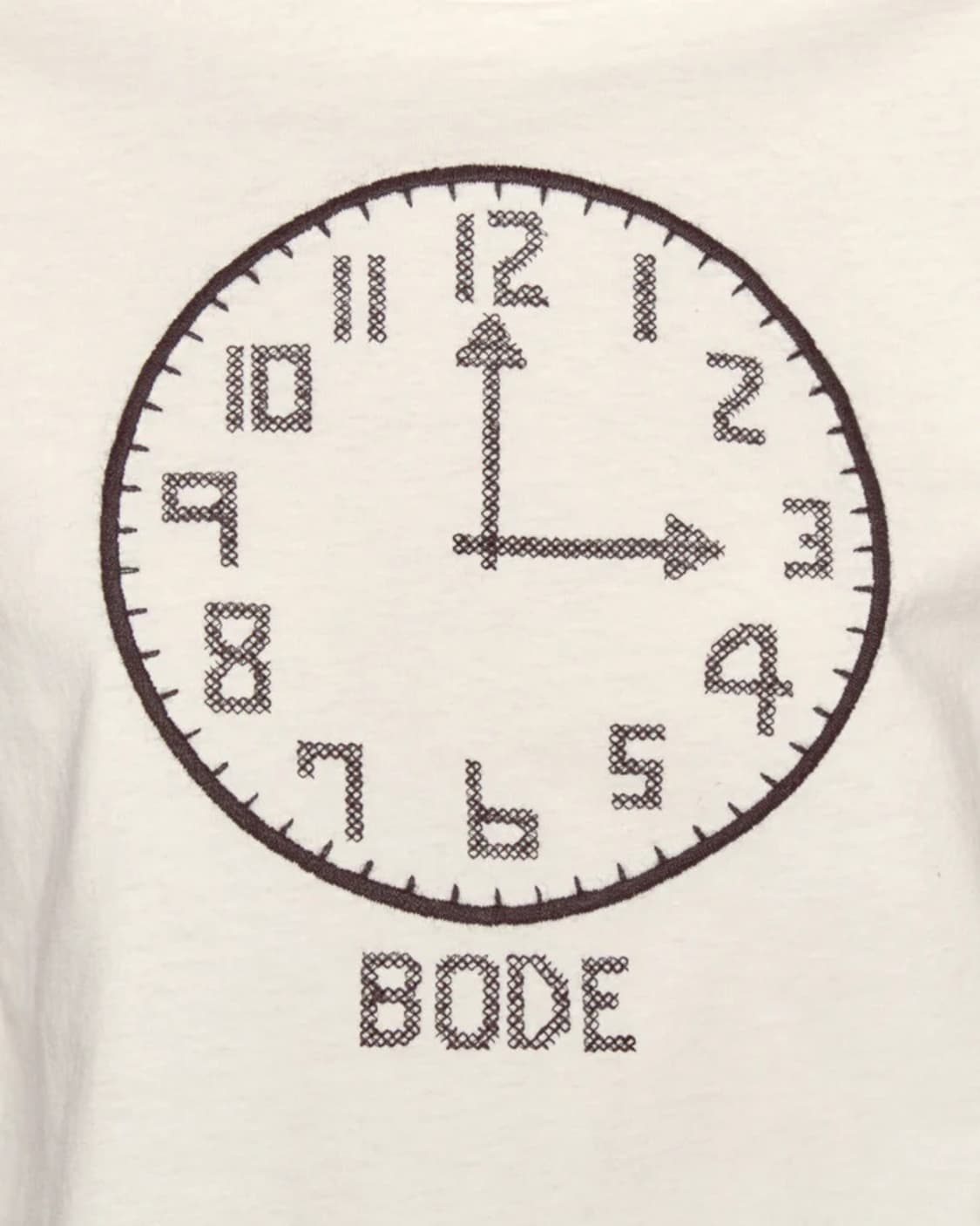 [S,M]보디 BODE 클락 롱 슬리브리스 탑/화이트 상품이미지3